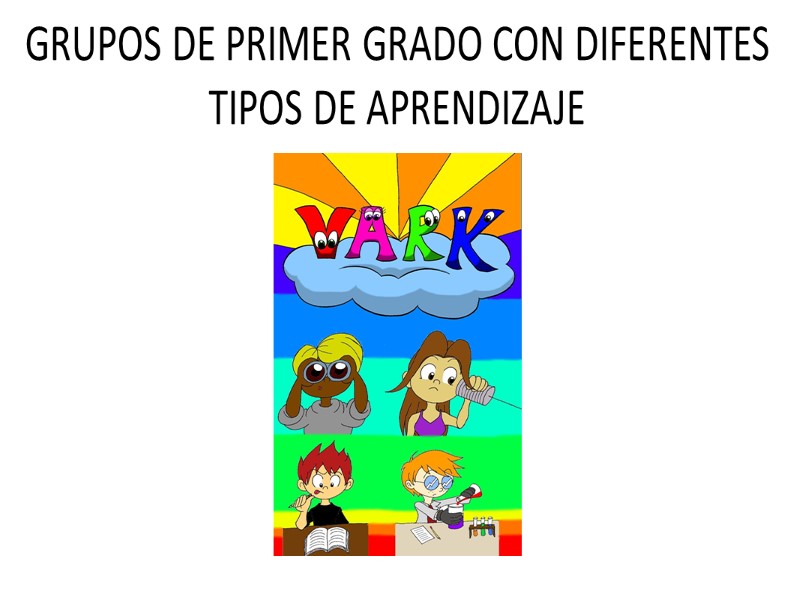 GRUPOS DE PRIMER GRADO CON DIFERENTES TIPOS DE APRENDIZAJE